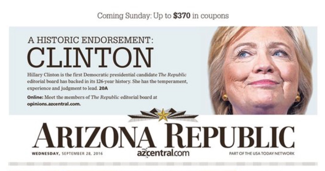 Do Newspaper Presidential Endorsements Matter In 2016? - Living In A ...