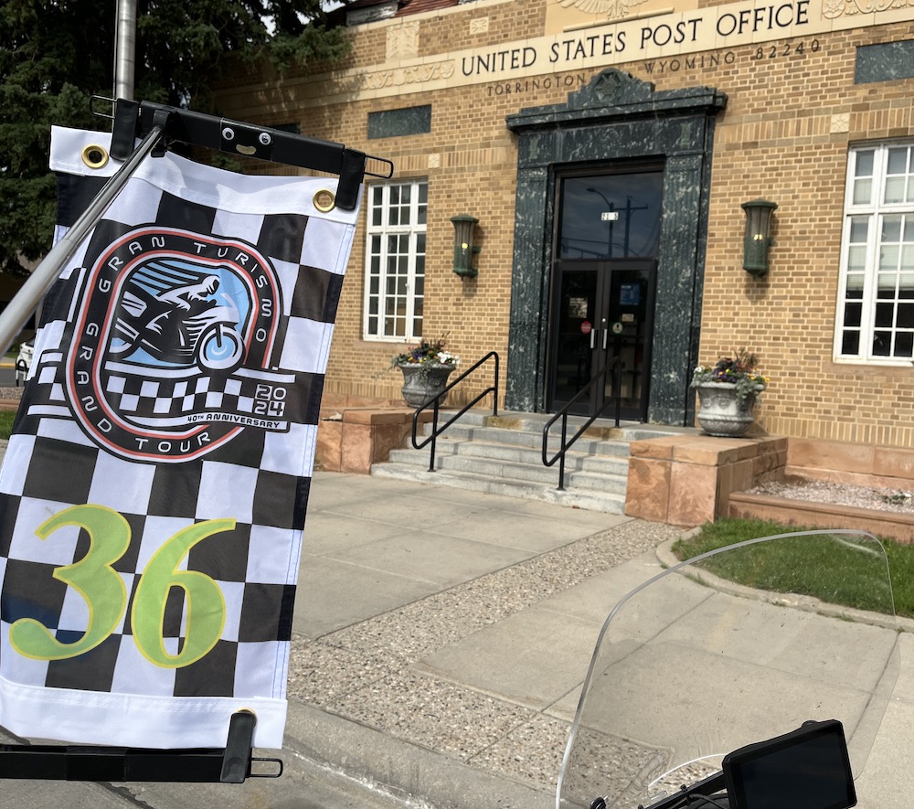 Rally flag at Torrington, Wyoming.