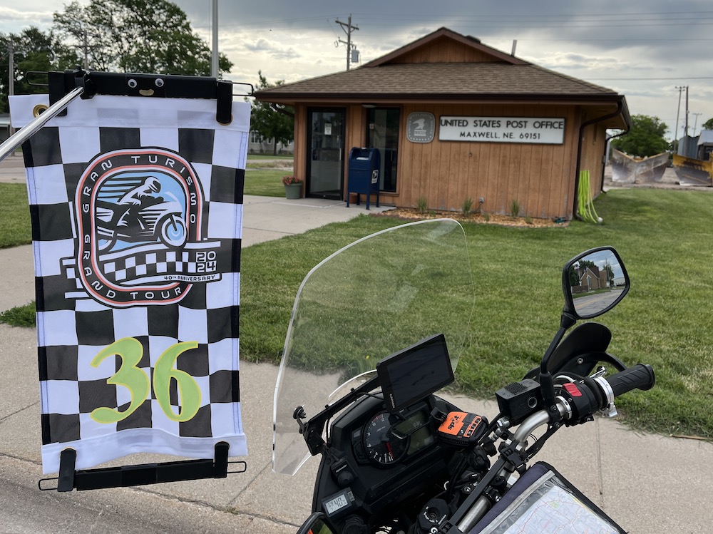 Rally Flag at Maxwell, Nebraska.