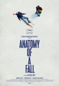 Anatomy of a Fall movie poster.